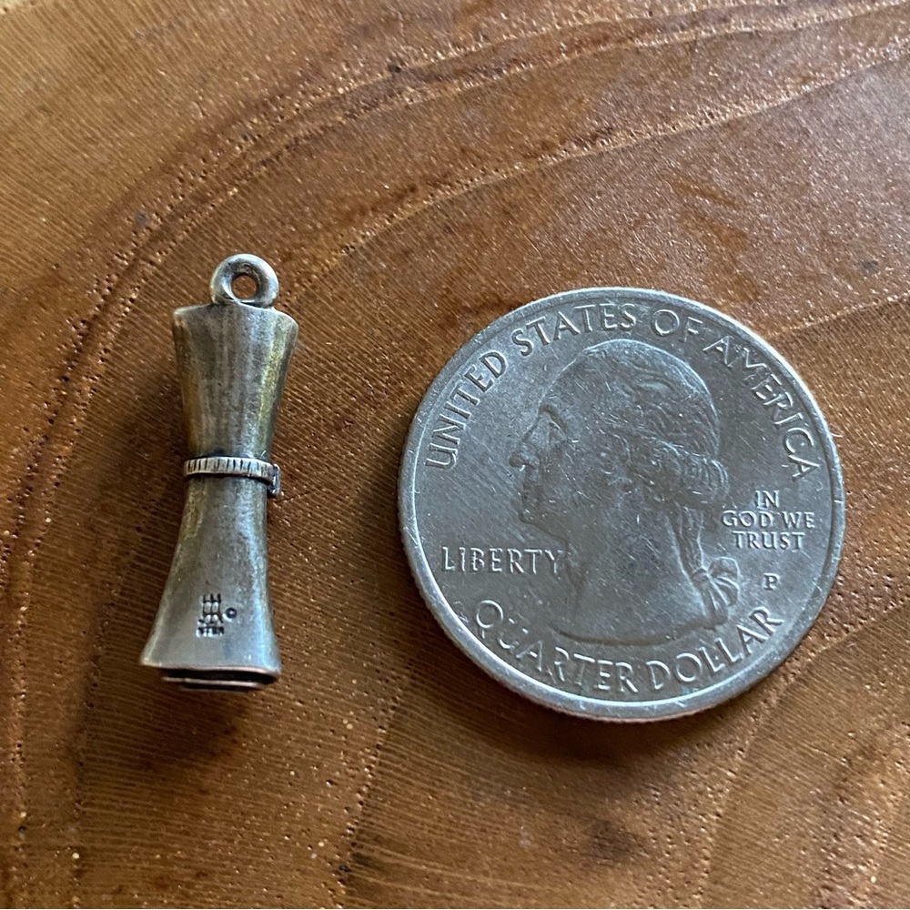 James Avery Diploma Charm, Sterling Silver Gem